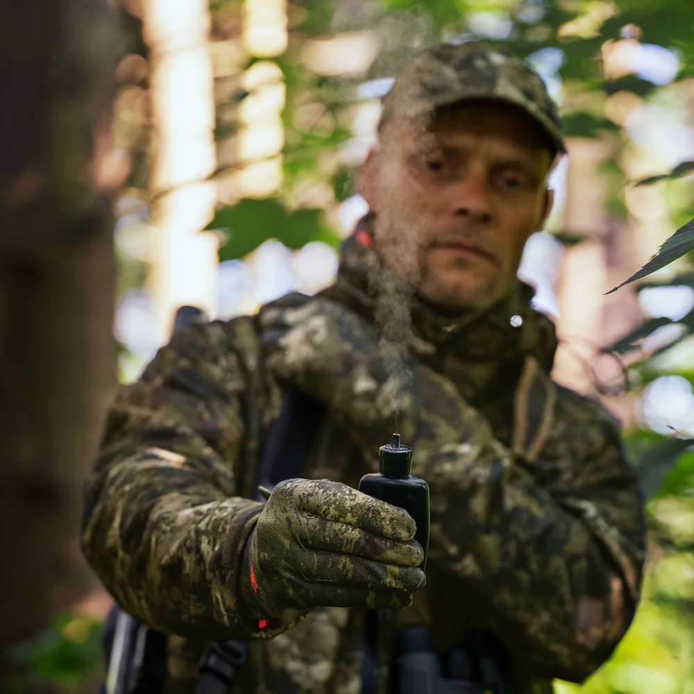 Blokowanie ludzkiego zapachu w łowisku
